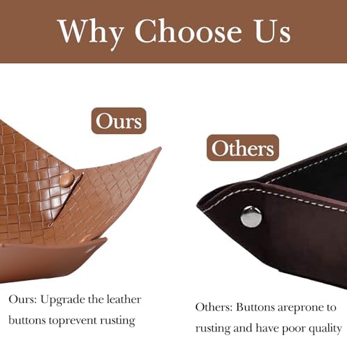 KINIVA PU Leather Jewelry Valet Tray - Image 6