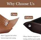 KINIVA PU Leather Jewelry Valet Tray - Image 6