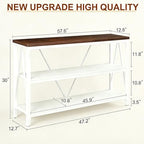 Entryway Console Table, 3 Tier Entry Table - Image 2