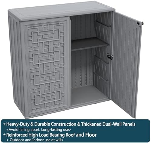 HOMSPARK Indoor/Outdoor Storage Cabinet - Image 6
