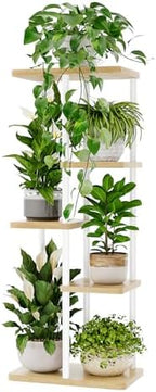 Bamworld Plant Stand 5 Tier Corner Shelf by Bamworld