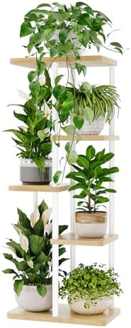 Bamworld Plant Stand 5 Tier Corner Shelf by Bamworld