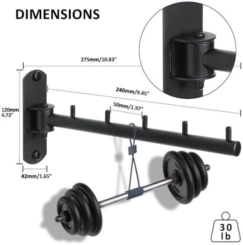 Mooche Swing Clothes Hanger Rack, Garment Racks 9.45" Long - Image 2