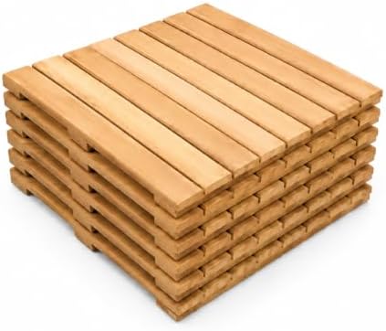 Maximo Garapa Hardwood Deck Tiles, Interlocking Patio Tiles, Outdoor Flooring by Unknown