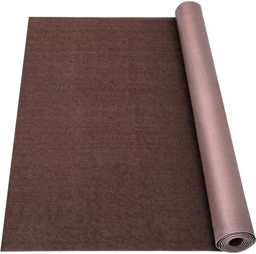 Grefinity Marine Carpet, 5 FT x 10 FT Brown Indoor Outdoor Carpet by Grefinity