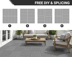 PrimeZone 54 PCS Plastic Interlocking Patio Deck Tiles Outdoor All Weather - Image 6