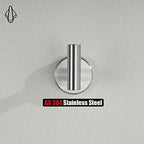 JQK Bathroom Towel Hook Brushed, Coat Robe Clothes Bath Wall Hooks - Image 5