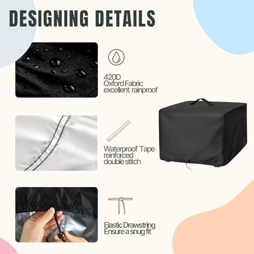 Hose Reel Cover Waterproof Heavy Duty 18.5x25.5x16in - Image 3