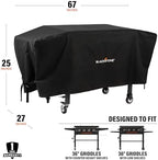 Blackstone 36 inch Griddle Cover Water Resistant 600D Polyester Heavy Duty Flat - Image 3