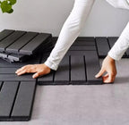 60 sq. ft Plastic Interlocking Deck Tiles, 60 Pack Patio Deck Tiles, Patio - Image 3