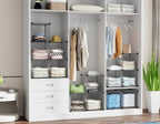 HOMIDEC 6 Light Grey Cube Storage Organizer, Modular Storage Shelf - Image 4