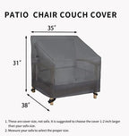 Easy-Going Heavy Duty Outdoor Chair Cover, 2 Pack-35Wx38Dx31H inch - Image 6