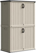 Patiowell 50 cu.ft Plastic Vertical Outdoor Storage Shed by Patiowell