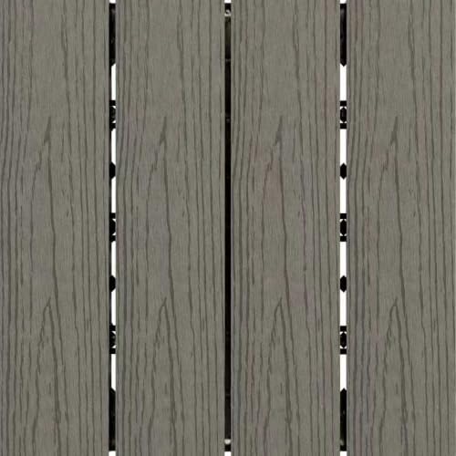 Interlocking WPC Decking Tiles – 12”x12” Outdoor Flooring, Waterproof & Durable - Image 2