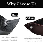 KINIVA 2 Pack PU Leather Jewelry Valet Tray - Image 4