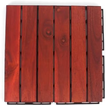 Acacia Deck Tiles Interlocking Outdoor Flooring - Image 3