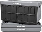 CleverMade Collapsible Storage Bin - 46L - Stone by CleverMade