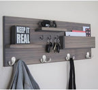 Homanu 24 Pack Silvery Coat Hooks Wall Mounted Double Prong - Image 7