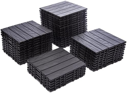 Interlocking Deck Tile – 68-Pack 11.42"x11.42" Plastic Flooring Tile, 61.60 - Image 6