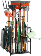 UU-Major Garden Tool Organizer for Garage Corner, Free Standing Yard Tools Rack by UU-Major