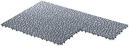 Interlocking Cobbled Stone Look Garden Pathway Tiles, Decorative Floor Grass - Image 3