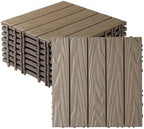 Outvita 27 PCS Interlocking Patio Deck Tiles, 12x12 Plastics Indoor Outdoor by Outvita