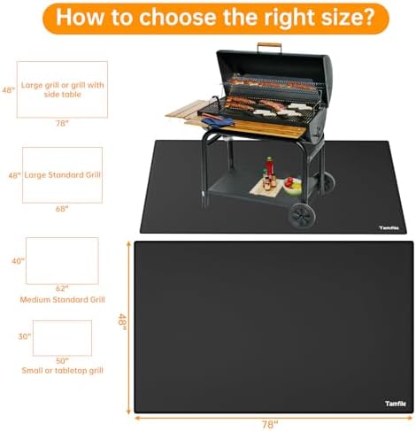 Tamfile Large Fireproof Grill Mat - Image 5