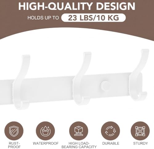 Wall Mount Coat Rack 2 Pack - Image 3