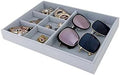 Gray Velvet Stackable Organizer Premium Quality Stackable Tray Halft 6 Grid and by SVEADISPLAY
