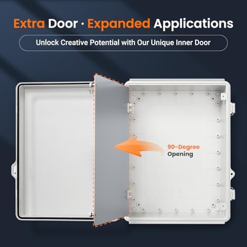 QILIPSU Waterproof Junction Box IP67 Outdoor Plastic Electrical Project - Image 3