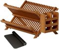 Greenual Teak Dish Drying Rack by Greenual