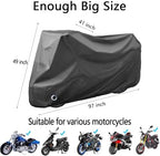 Motorcycle Cover Waterproof, Outdoor Motorbike Cover - Image 2