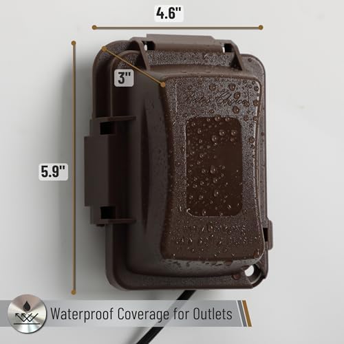 Bates- Weatherproof Electrical Outlet Cover, Outdoor Plug Cover, Outlet Cover - Image 4