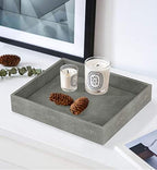 HofferRuffer Decorative Desktop Organizer Tray, Bathroom Vanity Tray, Storage - Image 4