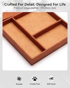 Valet Tray, Built in Wireless Charging Pad, Nightstand Organizer - Image 5