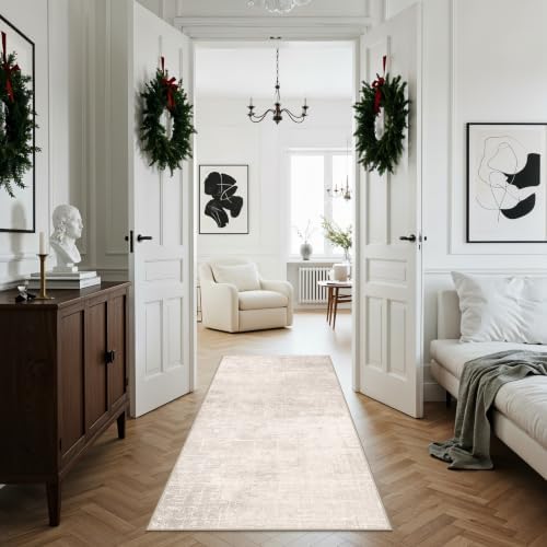 Washable 3x5 Kitchen Area Rug: Non-Slip Abstract Water-Resistant Entryway - Image 5