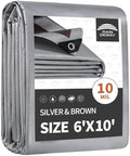 RAINDEWAY 6x10 Feet Tarps Heavy Duty Waterproof, 10Mil Multipurpose Tarp by RAINDEWAY