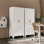 Bevivog 71" Kitchen Pantry Cabinet, Metal Storage Cabinet - Image 6