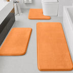 HUXMEYSON Bathroom Rugs Sets 3 Piece, Non-Slip & Quick Dry Bath Mat Set by HUXMEYSON