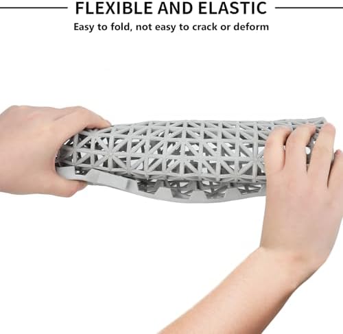 FAHKNS 50 Pack Interlocking Drainage Tiles, PVC Floor - Image 3