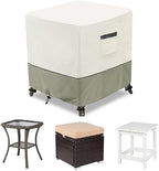 Patio Wicker Side Table Cover, Waterproof Square Patio Small Side Table Cover by LSongSKY