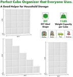 C&AHOME 16 Cube Storage Organizer Cube Shelves Units Storage Cubes - Image 3