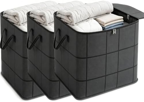 3 Pack XXL Foldable Storage Bags by Pureadee