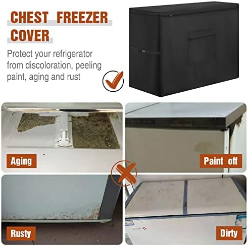 7.0 Cu.Ft Chest Freezer Cover for Outside - Image 6