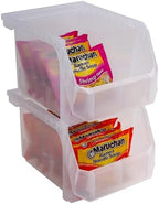 ReadySpace Medium-Tall Stackable Plastic Storage Bins - Image 7