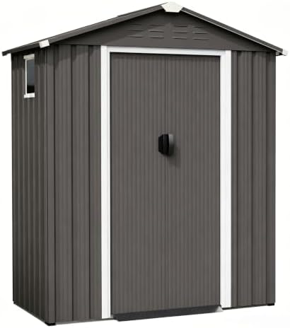 Shintenchi 5x3 FT Outdoor Storage Shed - Image 7