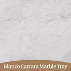 Koville Bianco Carrara Marble Tray, Catchall - Image 7