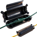 2 Pack Outdoor Extension Cord Covers Black Waterproof by HONDERSON