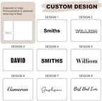 Personalized Walnut Valet Tray – Custom Engraved Wooden Nightstand Organizer - Image 2