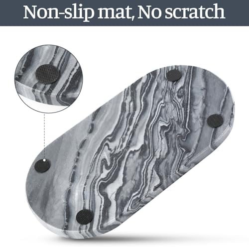 Koville Natural Marble Tray, Catchall - Image 3